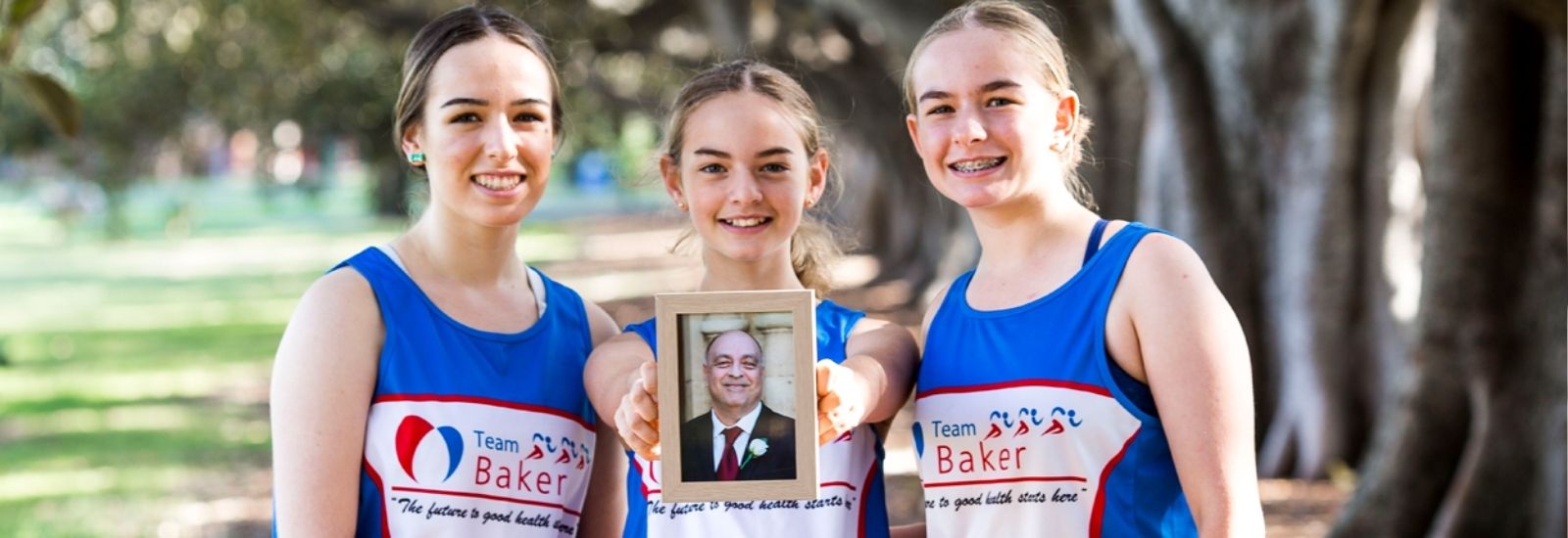 girls raising money for their grandpa