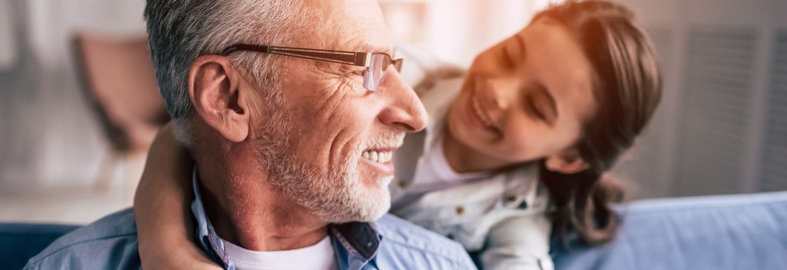 grandpa and granddaughter