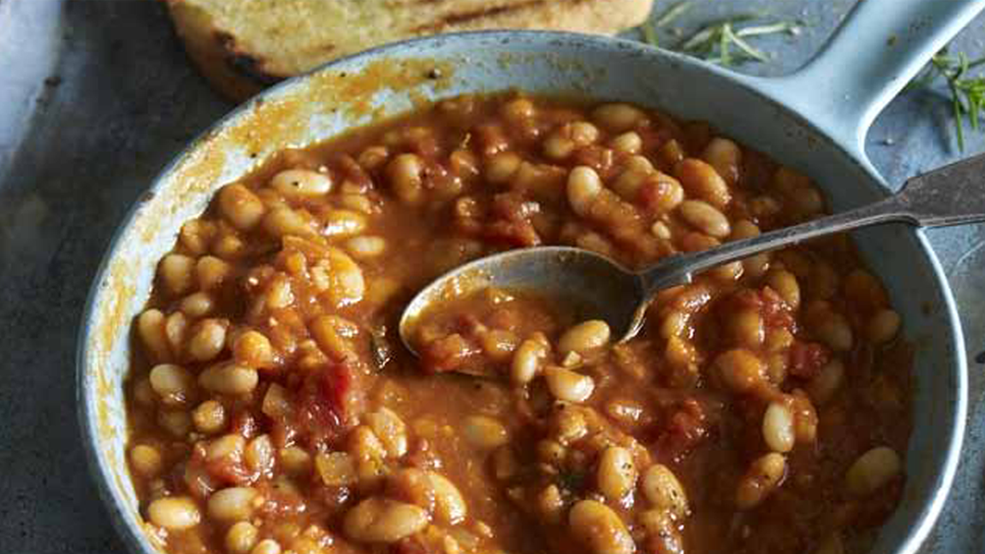 Homemade baked beans