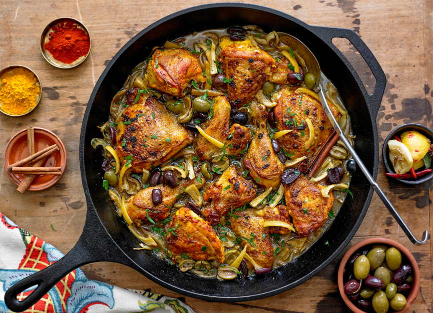 Moroccan chicken tagine